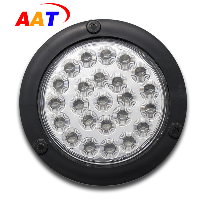 AAT-RL2402H 24LED 4 Inch Round LED tail light For Car Bus Trailer Truck tail light accessories