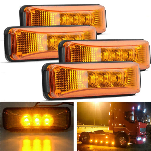 AAT-ML205-3 Luz led lateral de 24v para autobús, marcador lateral para camión