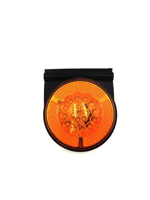 AAT-ML307-18 Popular 18 LEDs 10-30V Oval Flexible Rubber Housing Side Marker Light for Trucks Trailers