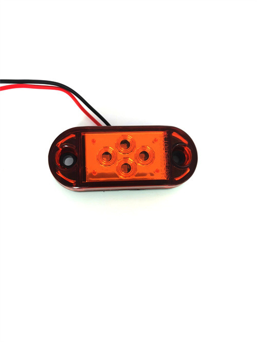 AAT-ML404-4 dot led trailer lights 12-24v Amber Led Side Marker Lights Side Clearance Light
