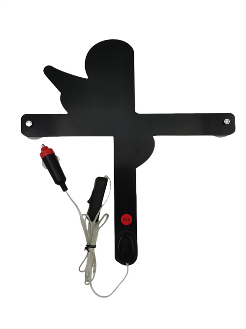 AAT-LZ318 Automobile accessories capable of being adsorbed on automobile glass and supporting customized cross LED strip lamp neon atmosphere lamp