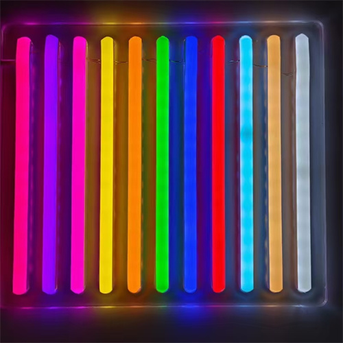 AAT-LZ2525M Automobile accessories capable of being adsorbed on automobile glass and supporting customized three-pointed star LED strip lamp neon atmosphere lamp