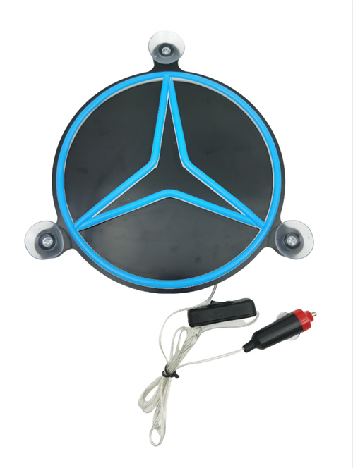 AAT-LZ2525M Automobile accessories capable of being adsorbed on automobile glass and supporting customized three-pointed star LED strip lamp neon atmosphere lamp