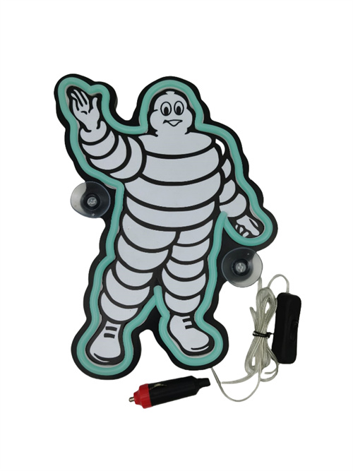 AAT-LZ28521 Los accesorios de automóviles se pueden adsorber en el vidrio del automóvil, el color es opcional para soportar la lámpara de atmósfera de neón de la barra de dibujos animados LED personalizados.