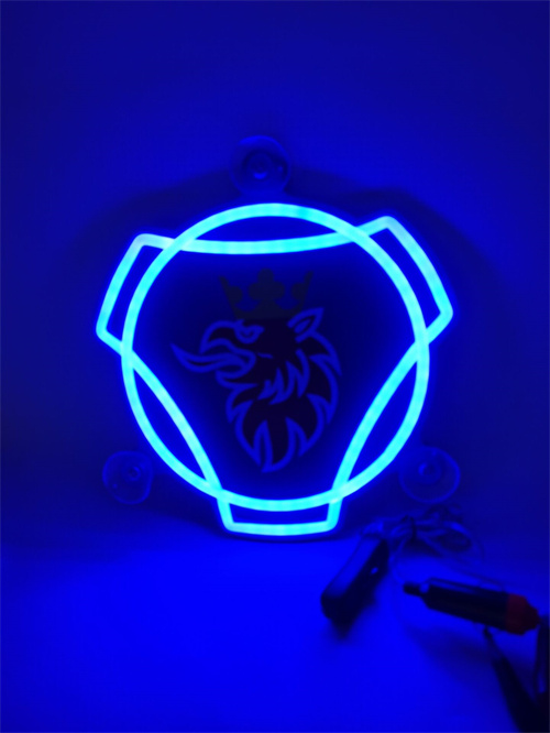 AAT-LZ25235S Puede adsorbirse en el vidrio del automóvil, el color es opcional y soporta modelos personalizados, azul, amarillo y rojo, lámpara de barra LED, lámpara de atmósfera de neón para accesorios de automóviles.
