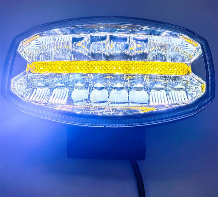 AAT-FL23-02 LED model top square work light fog light color can be amber and white truck fog light two-color work light LED ceiling lamp.
