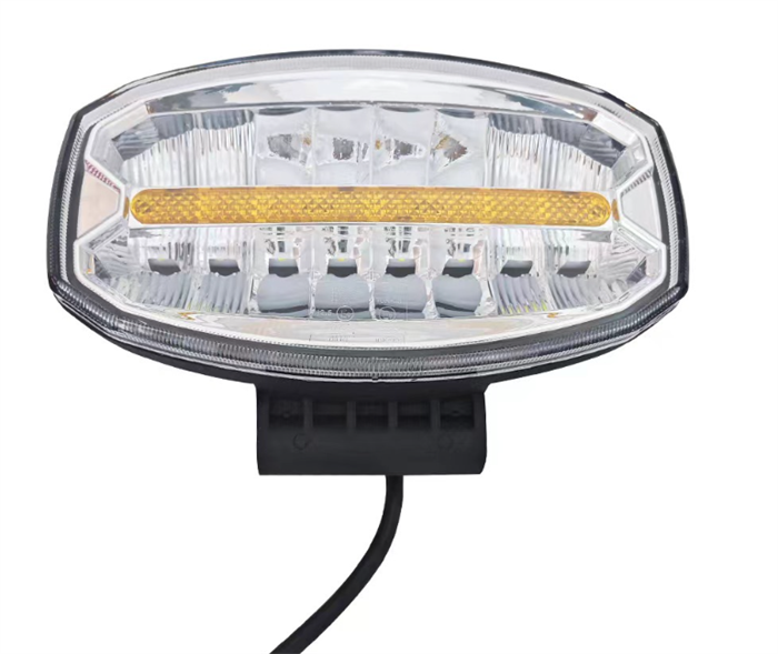 AAT-FL23-02 LED model top square work light fog light color can be amber and white truck fog light two-color work light LED ceiling lamp.