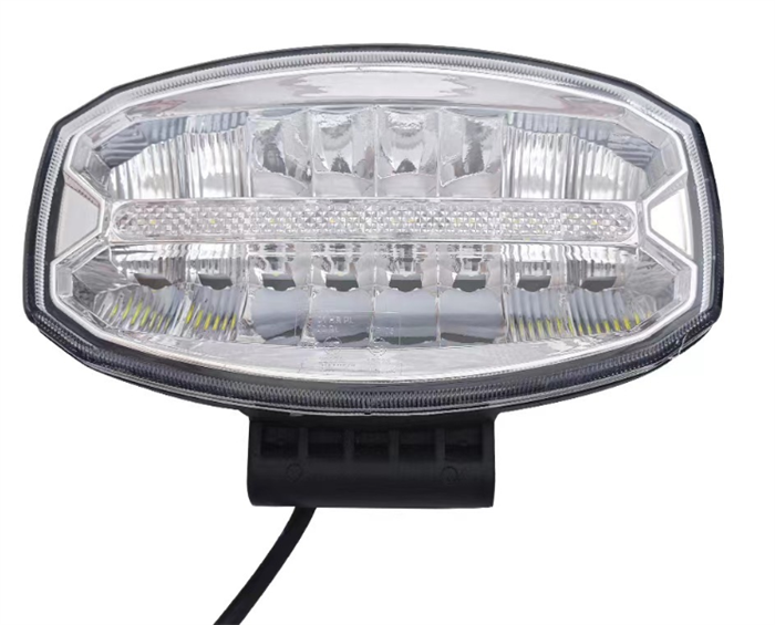 AAT-FL23-02 LED model top square work light fog light color can be amber and white truck fog light two-color work light LED ceiling lamp.