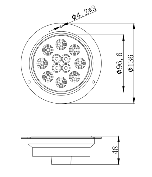 AAT-RL1201H-P with hard grommet LED 4