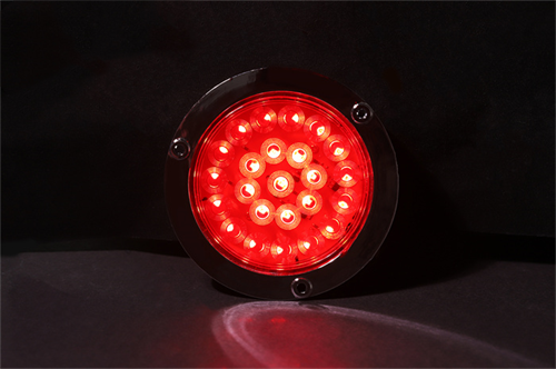 AAT-RL2402H 24LED 4 Inch Round LED tail light For Car Bus Trailer Truck tail light accessories
