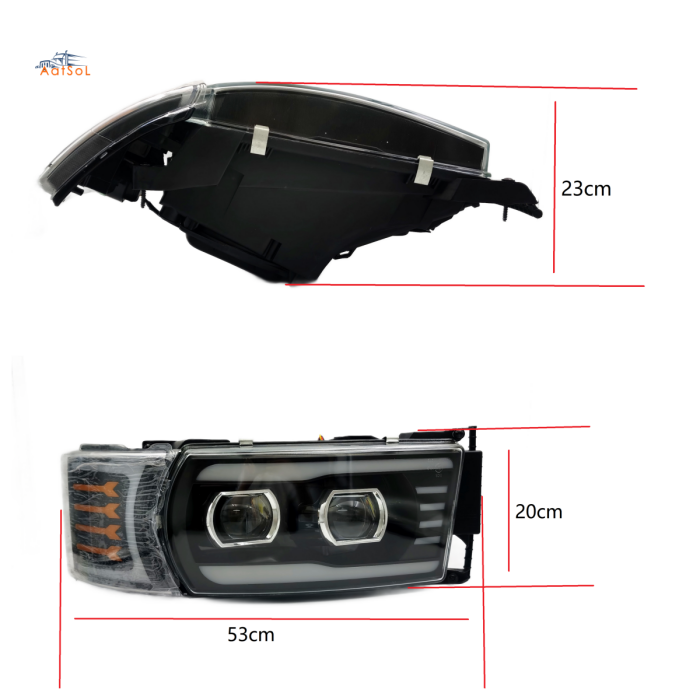 AAT-SC05-023-5L LED daytime running lights, flowing turn signals, lens headlights