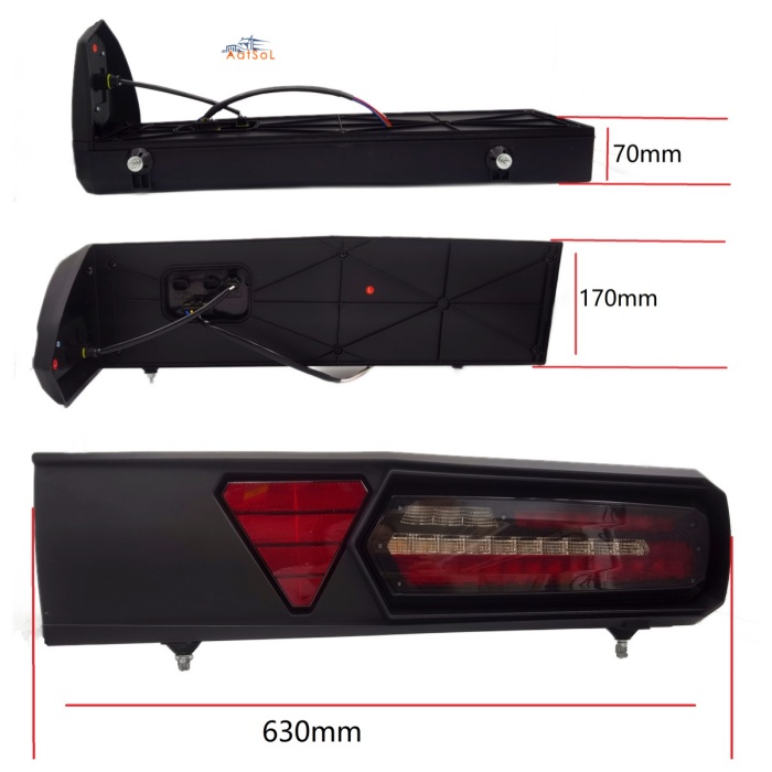 AAT-R5012-33 Brazilian Truck Tail Lights Turn Signals Marching Lights