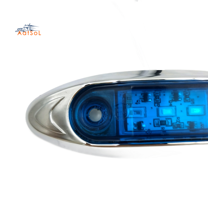 AAT-ML435-3 Farol foco faro plafon cucuya lateral 10-30V 3LED ambar rojo blanco azul verde para camion remolque RV bus