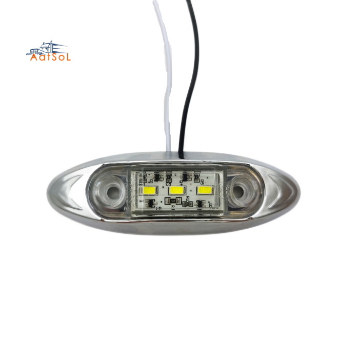 AAT-ML435-3 Farol foco faro plafon cucuya lateral 10-30V 3LED ambar rojo blanco azul verde para camion remolque RV bus