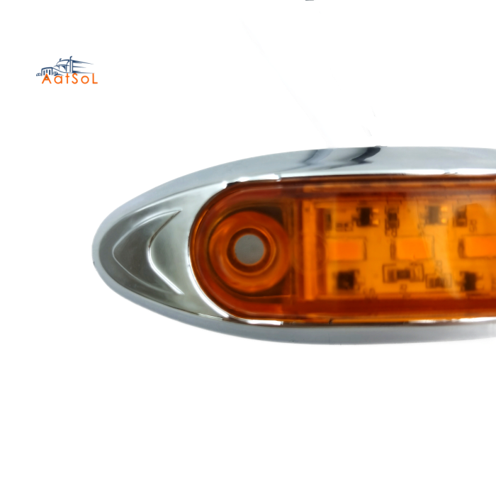 AAT-ML435-3 Farol foco faro plafon cucuya lateral 10-30V 3LED ambar rojo blanco azul verde para camion remolque RV bus
