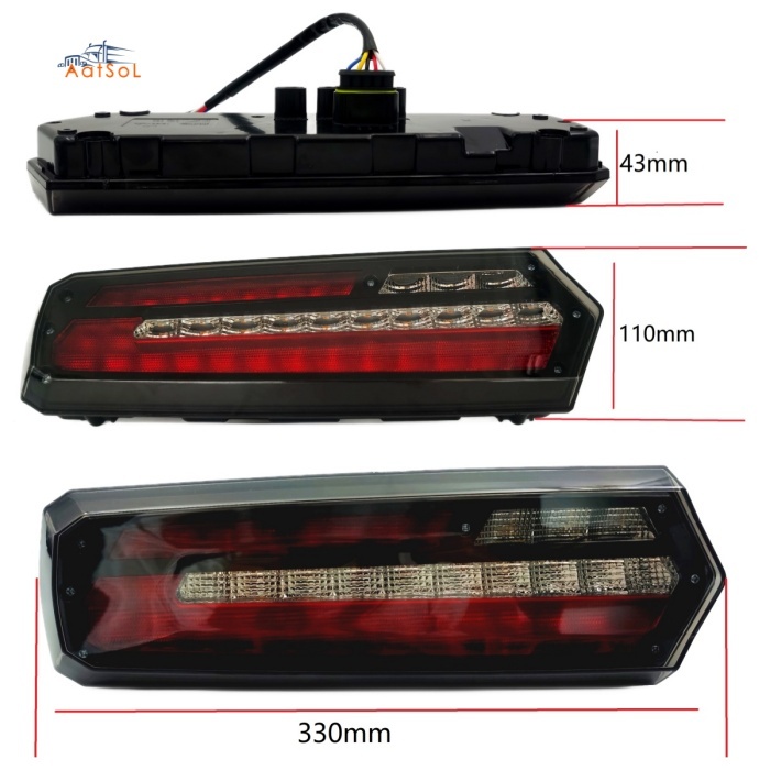 AAT-R5012-OL Nuevo Farol foco faro plafon cucuya trasero 10-30V  para Brasil camion remolque RV bus L R LIBRELATO