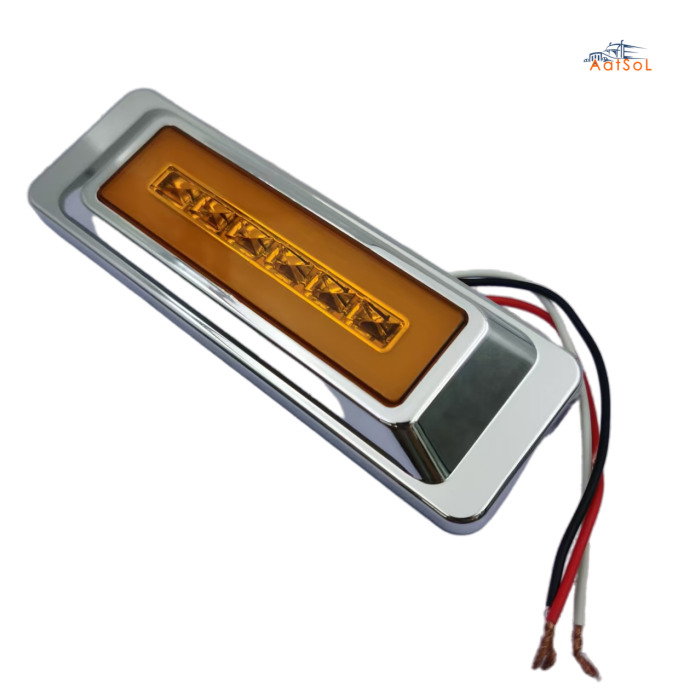 AAT-ML803-24 Available 10-30V 24LED Waterproof Narrow-Edge Light Guide Truck Side Light, Wide Indicator Light, Truck Side Light Manufacturer