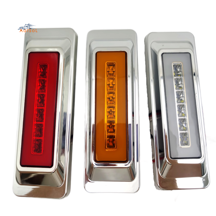 AAT-ML803-24 Available 10-30V 24LED Waterproof Narrow-Edge Light Guide Truck Side Light, Wide Indicator Light, Truck Side Light Manufacturer