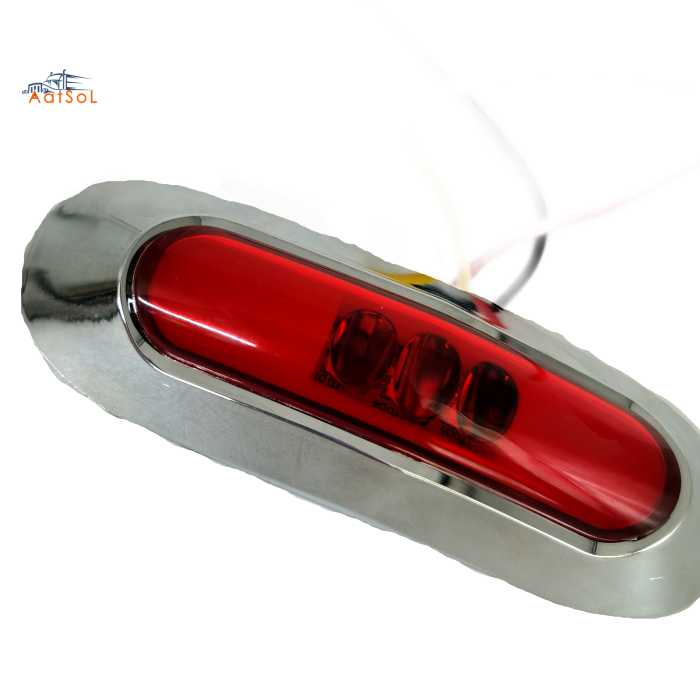 AAT-ML428-9 Truck 5LED strobe light, plastic 10-30V ultra-thin side warning light, stroboscopic light