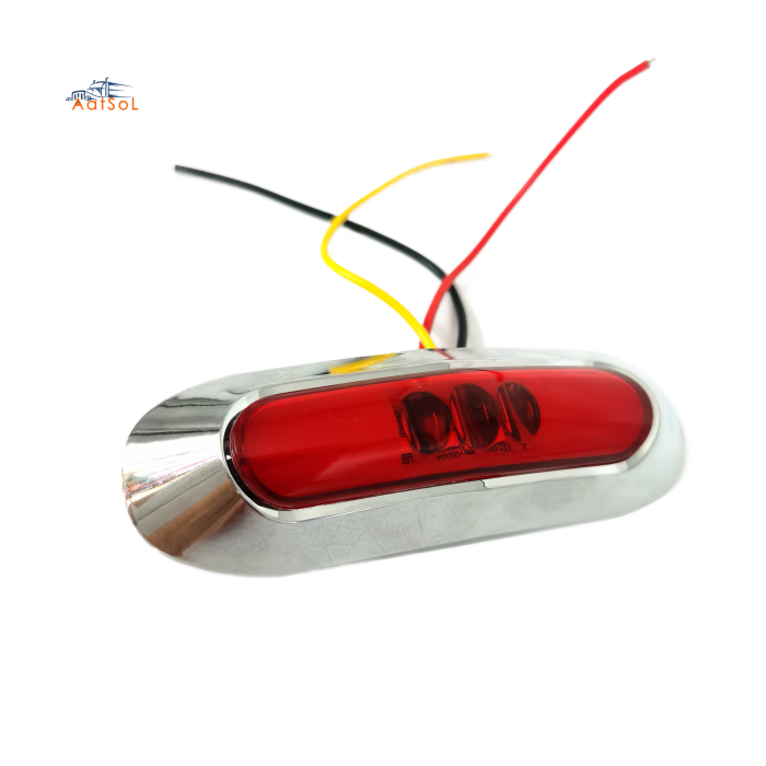 AAT-ML428-9 Truck 5LED strobe light, plastic 10-30V ultra-thin side warning light, stroboscopic light