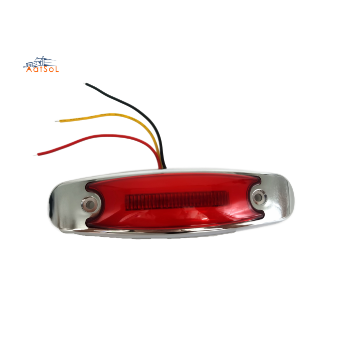 AAT-ML609-16 Truck high-intensity side lights, LED lights, width indicator lights, truck lights, flashing ultra-bright, modified vehicle lights, 10-30V universal