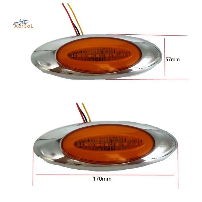 AAT-ML610-18 New truck side lights, truck signal side lights, cruise ship indicator lights, truck outline lights, and grille lights