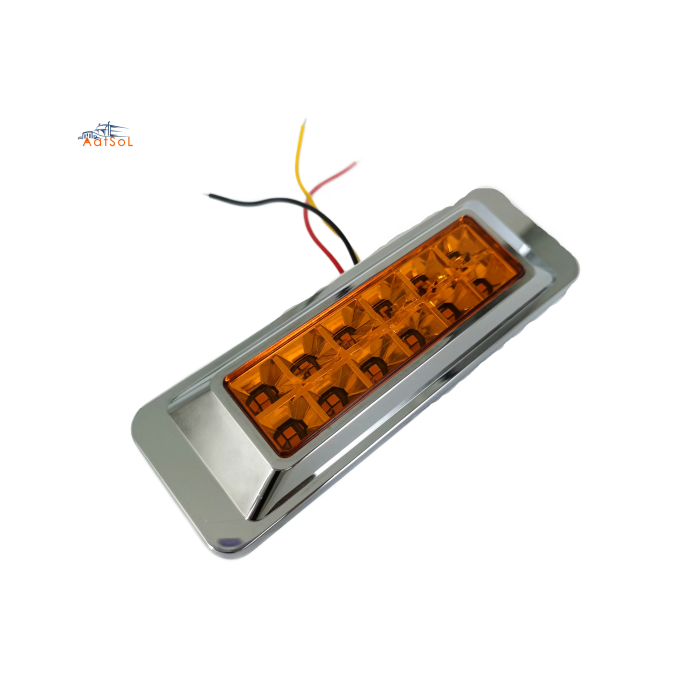 AAT-ML817-12 LED Side Marker Lights for Trailer Trucks Caravan Side Clearance Marker Light Lamp10-30V