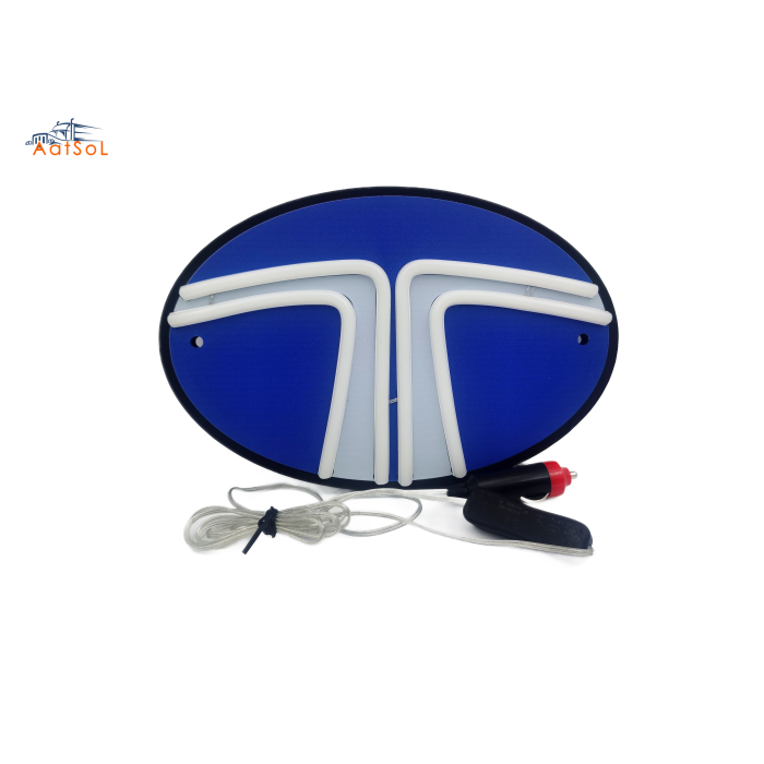AAT-LZ25165 Neon Light 10-30V Available colors FOR TATA 25*16.5CM  with cigarette lighter