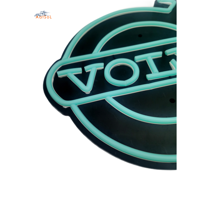 AAT-LZ29826 Neon Light 10-30V Available colors FOR VOLVO 29.8*26CM with cigarette lighter