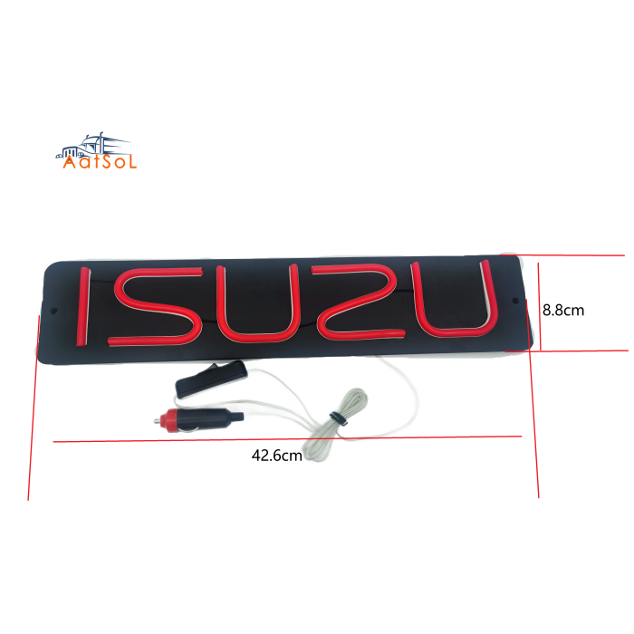 AAT-LZ42688 Neon Light 10-30V Available colors FOR ISUZU 42.6*8.8CM with cigarette lighter