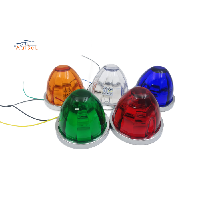 AAT-ML432-1 High Quality Red Amber Blue White Green 10-30V High Brightness Truck Led Lights for Truck  Watermelon Lights Semi Truck Lights Side lamp