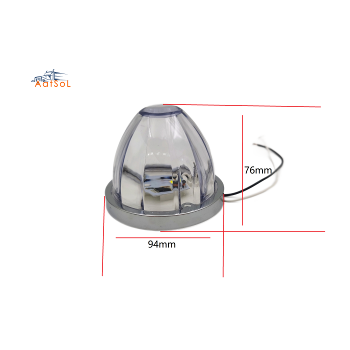 AAT-ML432-1 Bombilla LED halógena de sandía de 10-30V para camión, venta al por mayor, luces de señalización de sandía de alta calidad