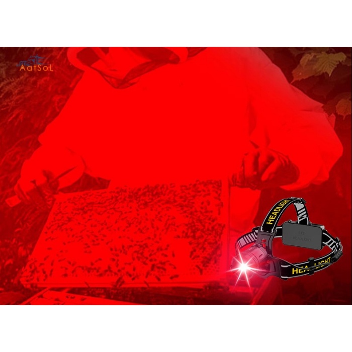 AAT-HL2-WBRP Linterna frontal para pesca, minería nocturna, viajes al aire libre, cuatro luces, potente iluminación remota, batería recargable, aleación de aluminio