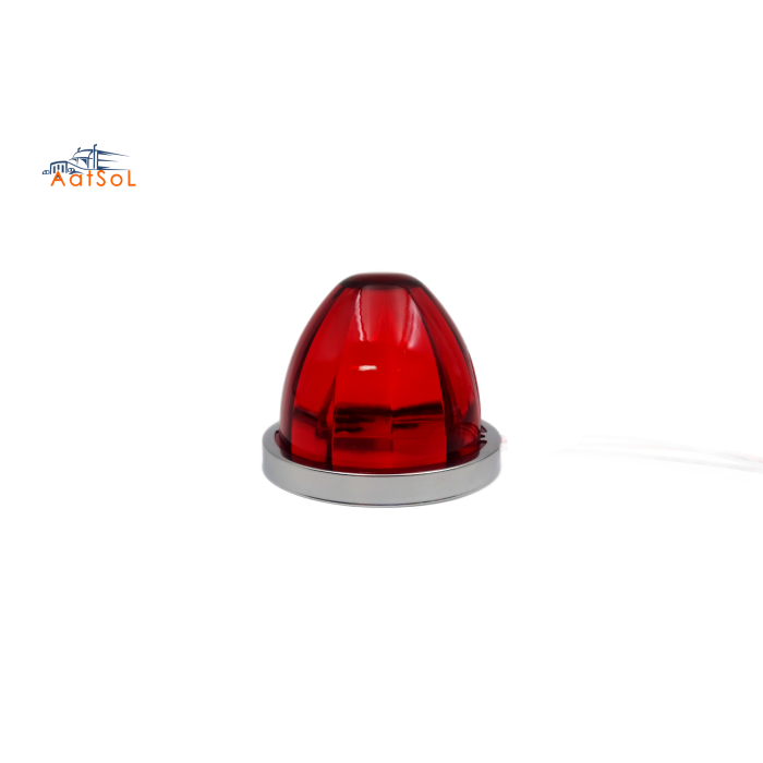AAT-ML432-1F Circular LED truck flashing watermelon light strip, plastic cover, monochrome vehicle ambient light, automotive auxiliary lighting system