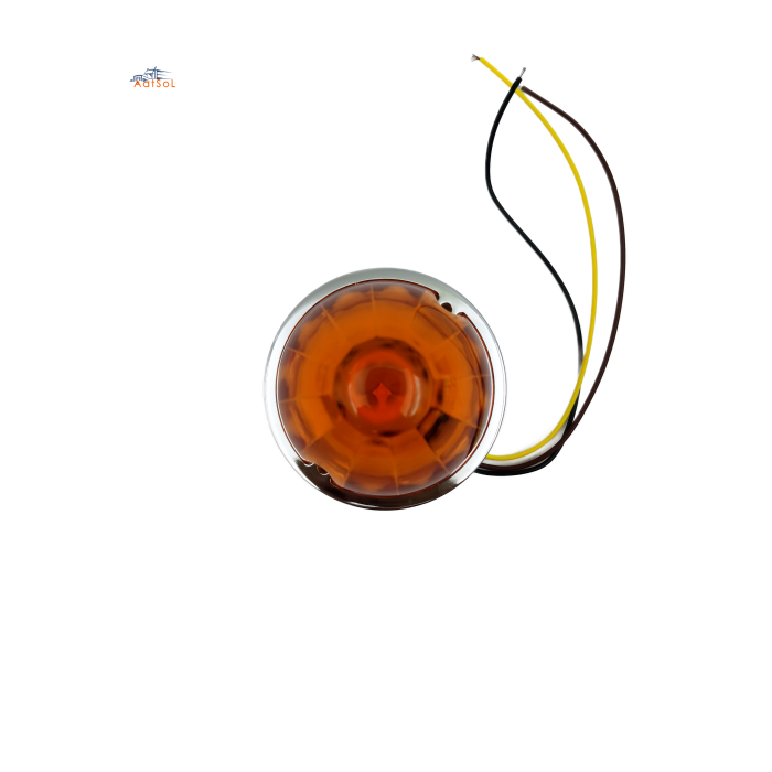 AAT-ML432-1F Circular LED truck flashing watermelon light strip, plastic cover, monochrome vehicle ambient light, automotive auxiliary lighting system