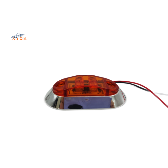 AAT-ML402-2 Truck Decoration Low Power Universal 2LED 10-30V 1W LED Side Marker Light for Truck Car Trailer Motorcycle