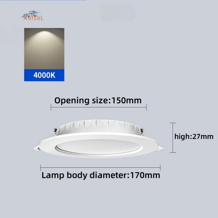AAT-DY012 Paneles LED de bajo voltaje exclusivos de 12-24V , de superficie y empotrados, con luces solares para barcos, yates y vehículos recreativos.