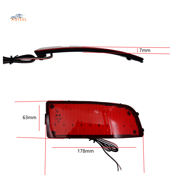 AAT-SM12530 Reflector LED para luz de posición trasera, lámpara trasera para Mercedes Benz Dodge Sprinter W906 2006-2016