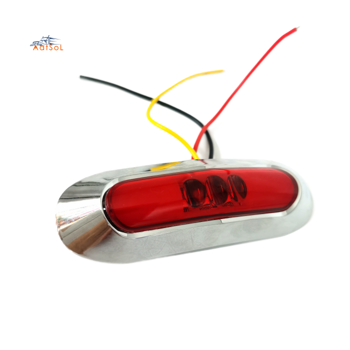 AAT-ML428-9 Truck 5LED strobe light, plastic 10-30V ultra-thin side warning light, stroboscopic light