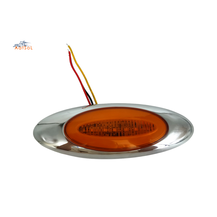 AAT-ML610-18 Farol foco faro plafon cucuya lateral 10-30V 18LED ambar rojo blanco azul verde para camion remolque RV bus estrobo