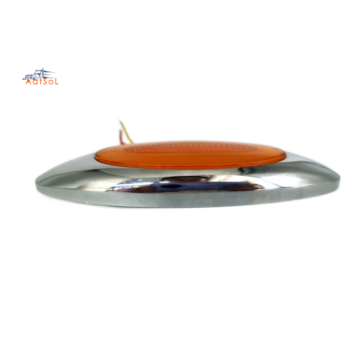 AAT-ML610-18 Farol foco faro plafon cucuya lateral 10-30V 18LED ambar rojo blanco azul verde para camion remolque RV bus estrobo