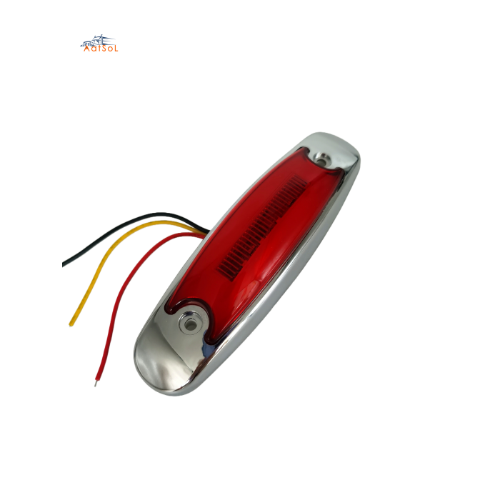 AAT-ML609-16 Farol foco faro plafon cucuya lateral 10-30V 16LED ambar rojo blanco azul verde para camion remolque RV busestrobo
