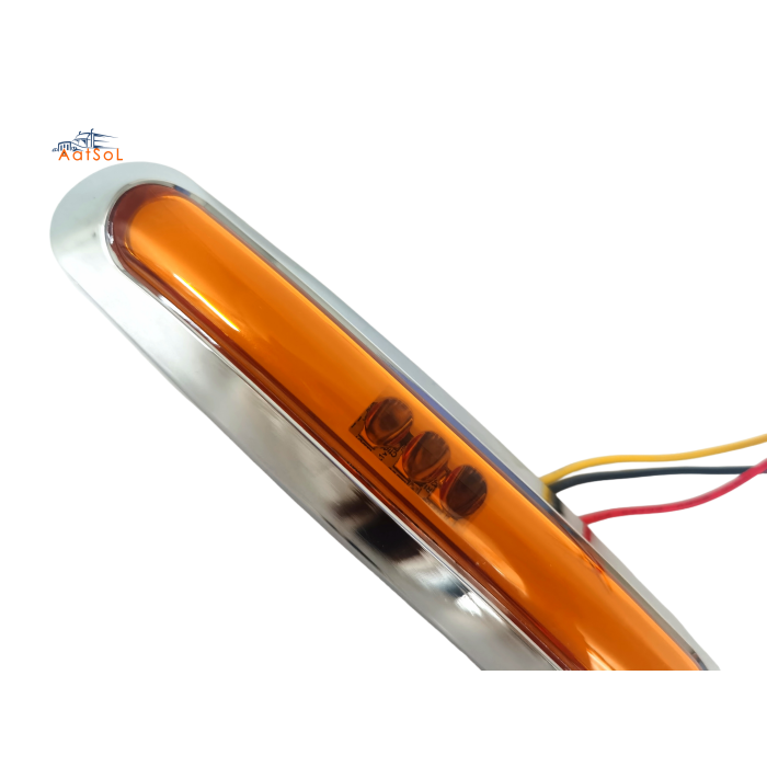 AAT-ML429-15 Farol foco faro plafon cucuya lateral 10-30V 15LED ambar rojo blanco azul verde para camion remolque RV bus estrobo