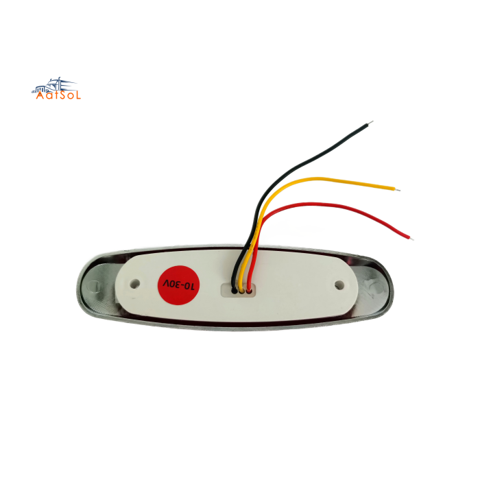 AAT-ML428-9 Farol foco faro plafon cucuya lateral 10-30V 5LED ambar rojo blanco azul verde para camion remolque RV bus estrobo
