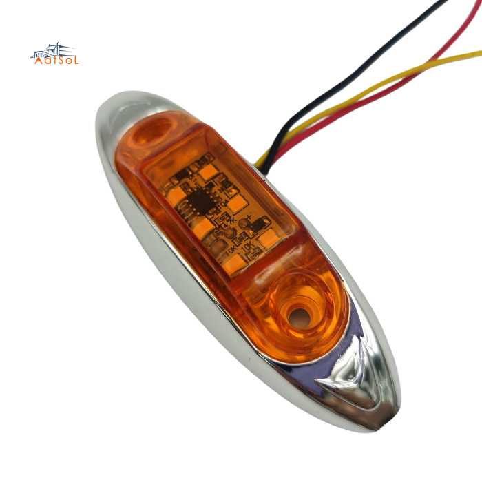 AAT-ML427-6 Farol foco faro plafon cucuya lateral 10-30V 12LED ambar rojo blanco azul verde para camion remolque RV bus estrobo