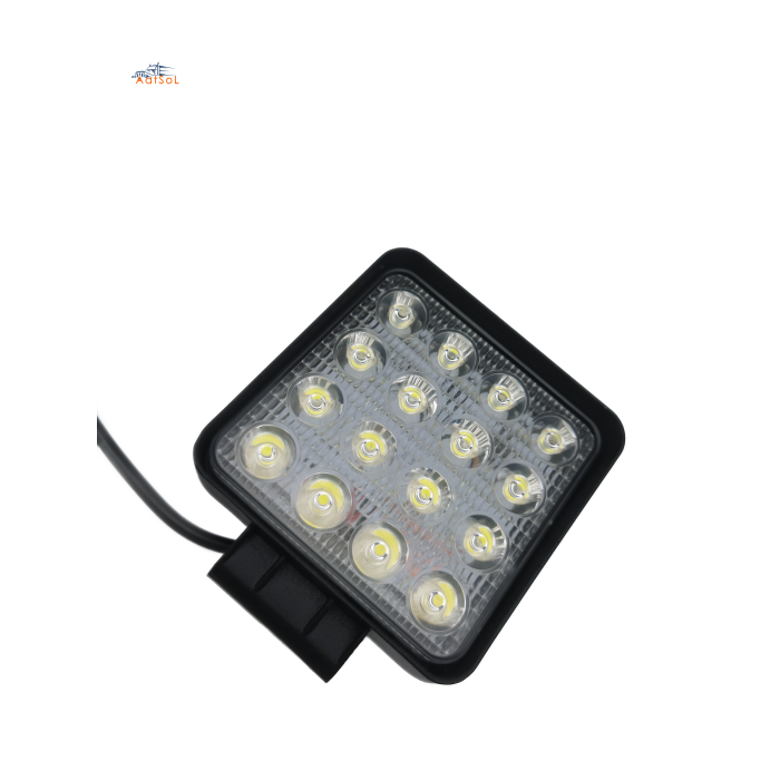 AAT-4048A1-50mmB High Bright 48W Square Trailer Vehicle LED Work Light Spot Tractor off Road Truck Auto Car Fog Light