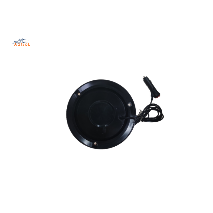 AAT-LED-012 DC9-48V 5730 LED Blue Rotary Warning Lamp Blue Amber Beacons LED Strobe Flash Heavy Duty Vehicle with Aluminum Base Glue PC