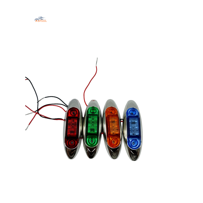 AAT-ML409-6 New 6LED Side Marker Light Clearance Lamp Car Truck Trailer Side Marker Indicator Blinker Signal Light Lamp