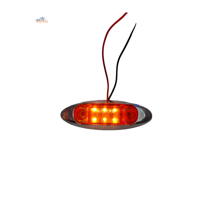 AAT-ML409-6 New 6LED Side Marker Light Clearance Lamp Car Truck Trailer Side Marker Indicator Blinker Signal Light Lamp