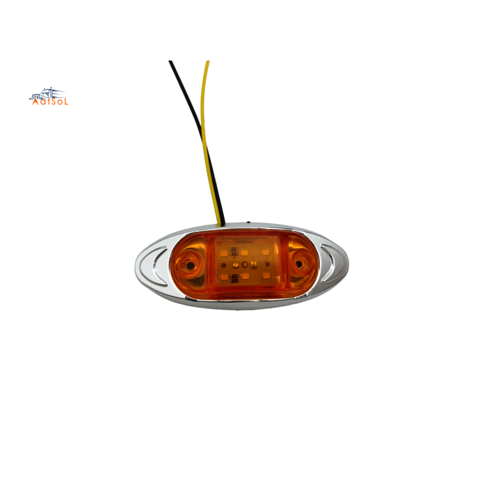 AAT-ML434-6 Side LED Marker Light for Truck and Trailer Clearance Light Red 10-30V 6LED  Auto Marker Lamp